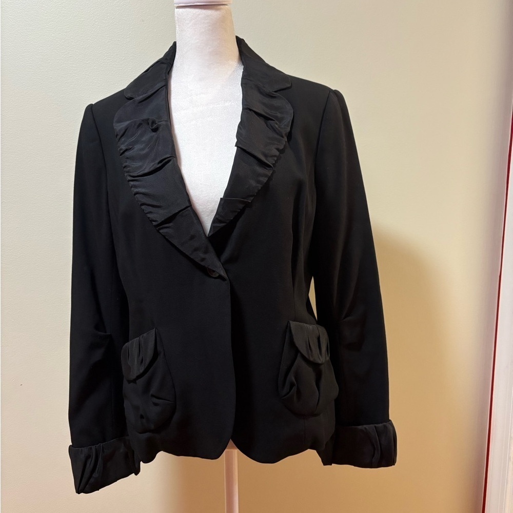 Marc Jacobs vintage women’s blazer jacket black lined sz 6-8